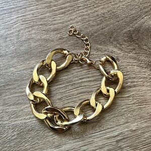 Gold Link Chain Bracelet/Anklet - Women Jewelry